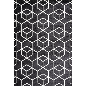 Tumbling Blocks Modern Geometric Area Rug 2